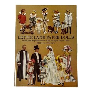 UNCUT Lettie Lane Paper Doll Full Color Reproduction Paper Dolls  Sheila Young
